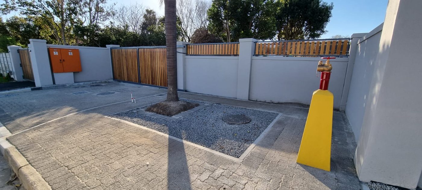 The Lord Somerset retirement estate entrance and paving